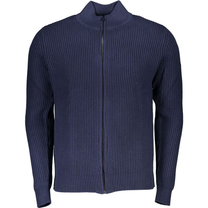 Geribbelde Rits-Cardigan Model No23338