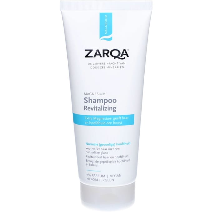 ZARQA Magnesium Shampoo Revitalizing - 200 ml - Hypoallergeen