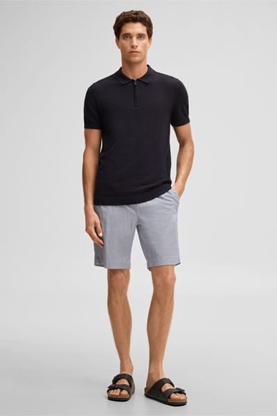 Kaji-short, blauw