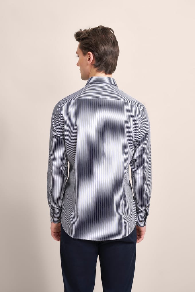 Bugatti Herren Shirt met strepen