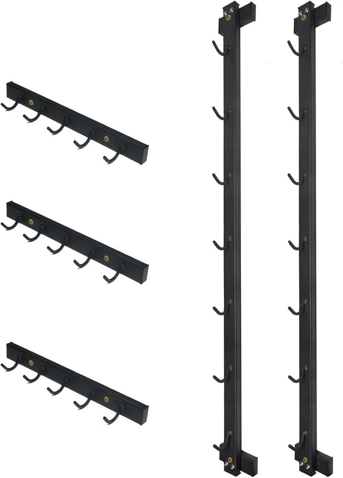 Wandrek voor Opslag: Kabelmachine Bevestigingen, Lat Pulldown Bar & Fitness Accessoires