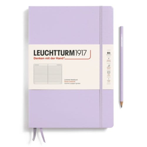 Leuchtturm1917 notitieboek, softcover, composition (b5), gelinieerd, lila