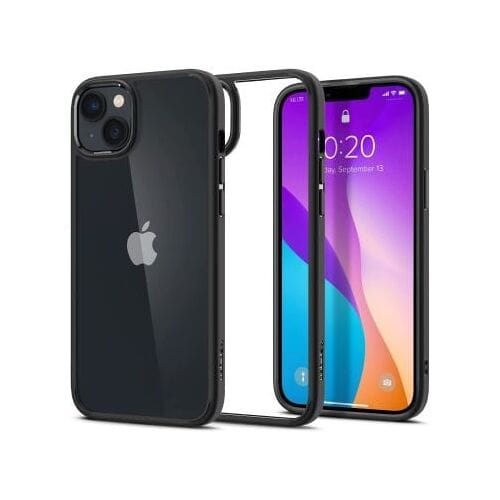 Spigen Ultra Hybrid Apple iPhone 14 Plus Hoesje Back Cover Clear Zwart
