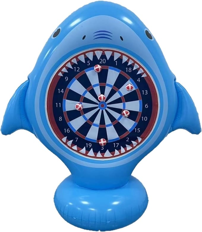 Opblaasbaar Dartbord - Werpdoel Spel - Buiten Spelen - Inclusief 6 Ballen - 130 cm Groot