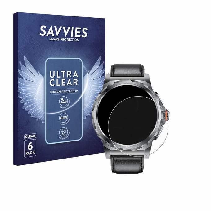 Savvies - Screenprotector voor LIGE SML6-R-E 1.43" - Folie Beschermfolie transparant 6 Stuks