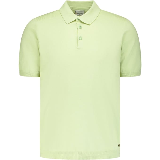 No Excess Pullover Short Sleeve Polo Button Green Größe: M | Poloshirts Outlet | Herren | Grün