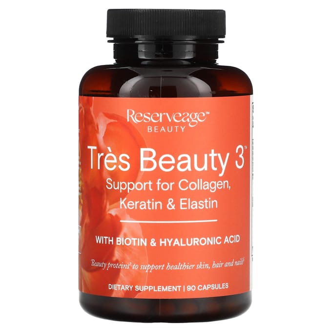 Reserveage Beauty, Tres Beauty 3, 90 capsules