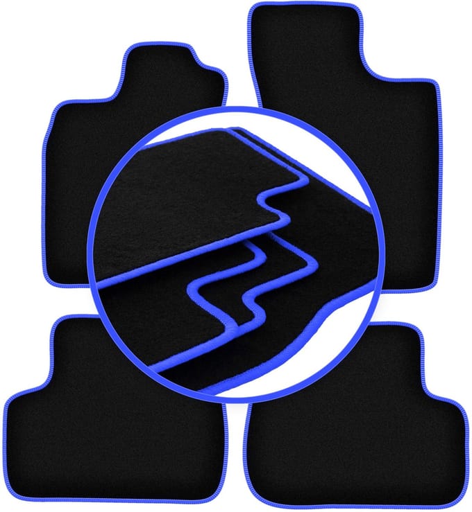 CARLUX-BLUE automatten voor: Renault Twingo I hatchback (1993-2006)