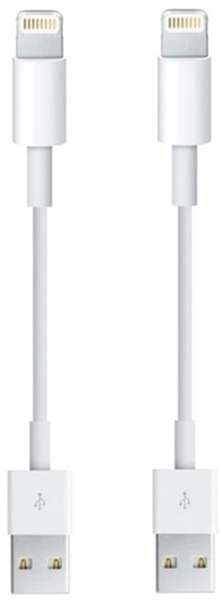 2 stuks OneOne 0,2m laadkabel. OneOne USB Lightning kabel met E75 chip. Oplaadkabel snoer past op Apple iPhone 12 Pro (Max), iPhone 13, iPhone 13 Mini, iPhone 13 Pro (Max), iPhone 14, iPhone 14 Plus, iPhone 14 Pro (Max)