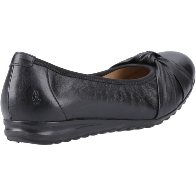 Hush Puppies Lilith Leren Dames Zwarte Standaard Ballerina's