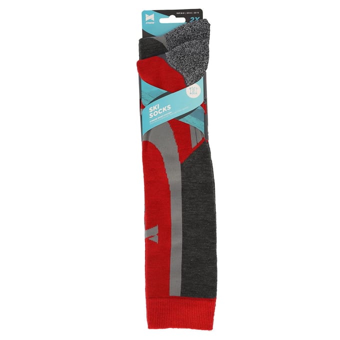 Skisokken Unisex - 4-Pack - Multi Red - Maat 35/38