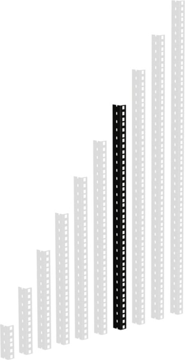 Adam Hall 61535B14 Heavy Duty Rack Strip zwart 14U