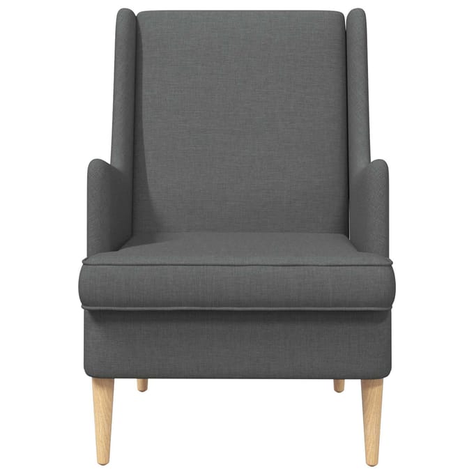 vidaXL - Fauteuil - Donkergrijs - Stof