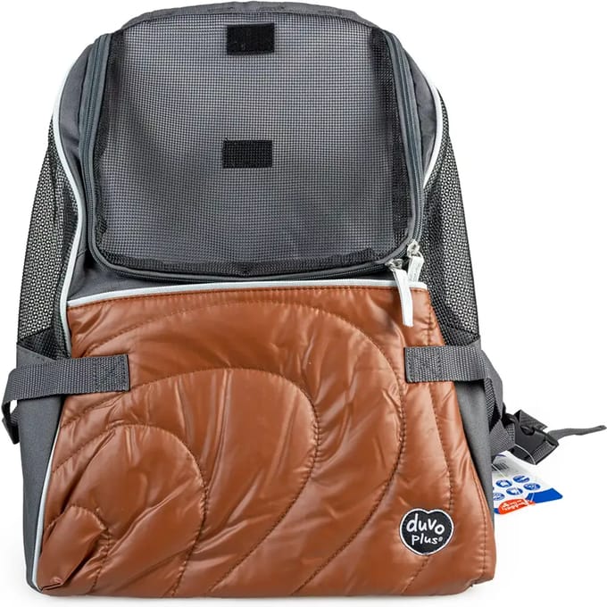 Duvoplus - Draagtas - Hond - Paris Backpack 34x21x39,5cm Caramel - 1st
