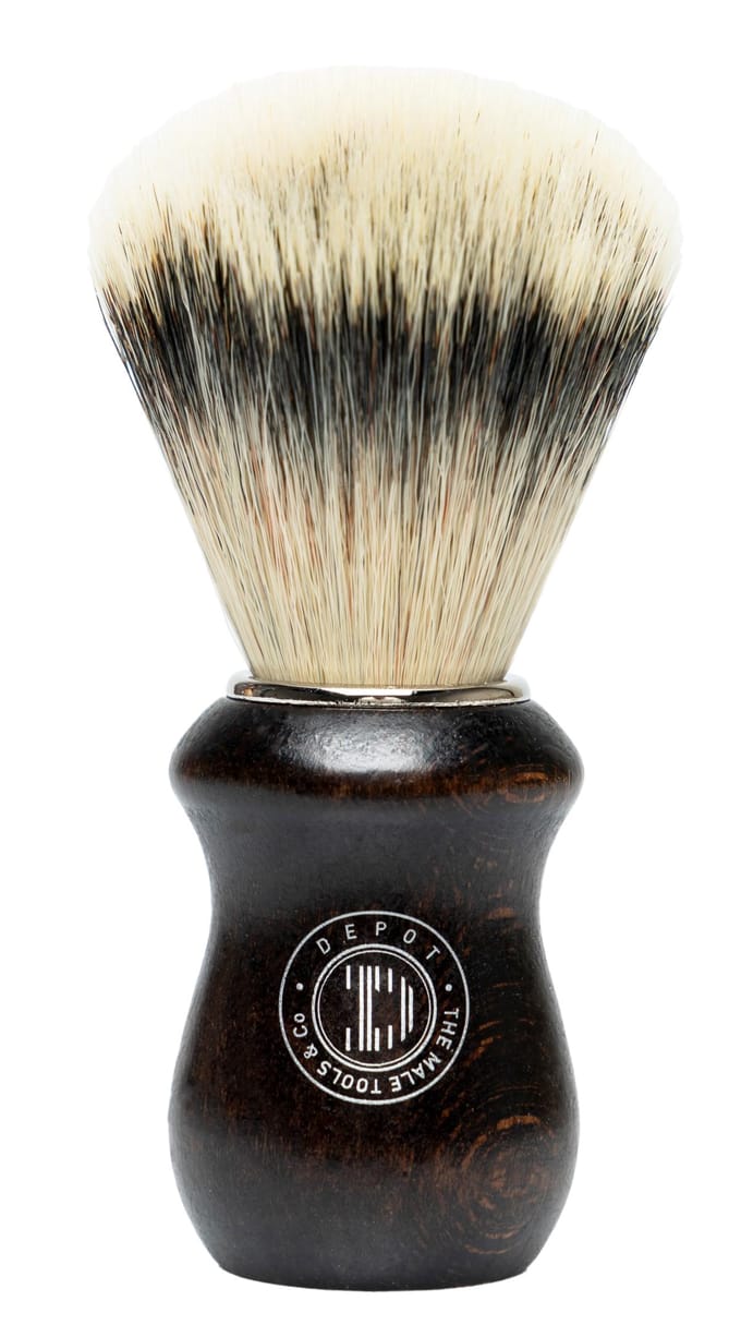 Dépôt, Accessoires Non. 731 Luxe, Bois, Blaireau, Marron