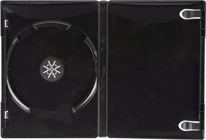 25 Single DVD Cases - Black - 14mm - High Quality - DragonTrading®