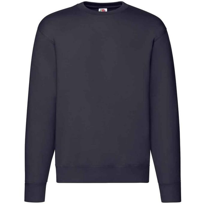 Fruit of the Loom Heren Premium Drop Shoulder Sweatshirt (Deep Navy)