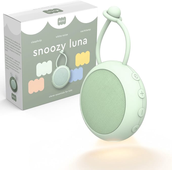 Dutsi - White Noise Machine Baby - Met Nachtlampje en Timer - Calming Sage