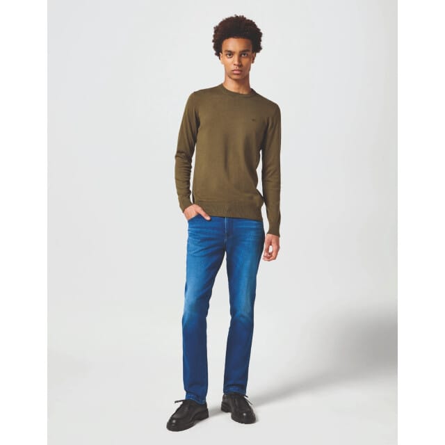 WRANGLER TEXAS SLIM BLUE JAM AUTHENTIC SLIM JEANS-HEREN