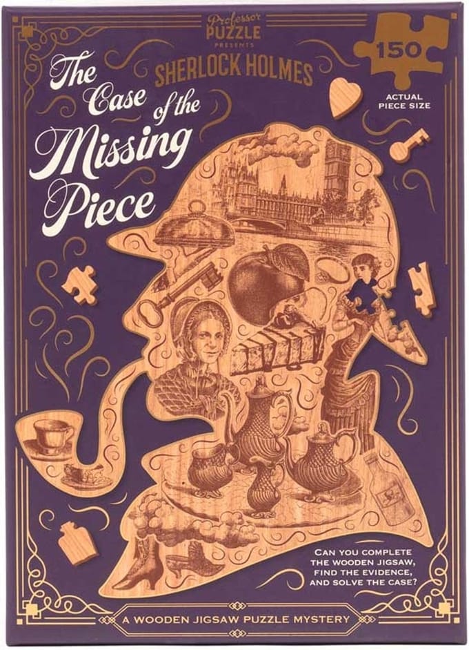 Legpuzzel The Case of the Missing Piece - karton puzzel 150 stukjes.