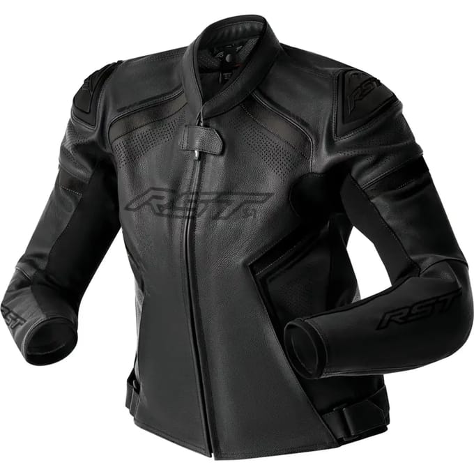 Leren motorjack voor vrouwen RST S1 D3O