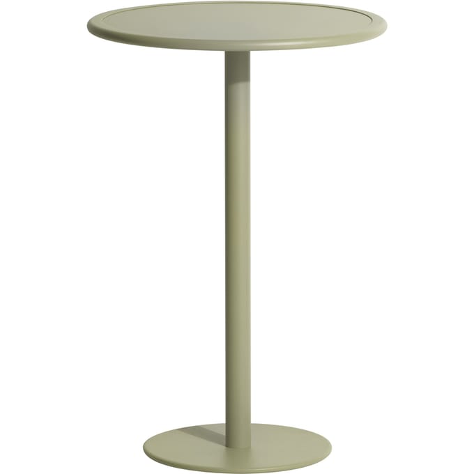 Petite Friture Week-End High Table - jade groen - rond