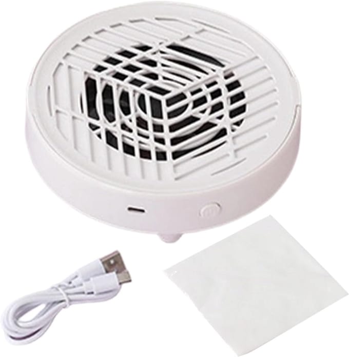 Nagelstofafscheider - Stille Zuigmachine - Professionele Manicure - Compact Ontwerp - 15x15x4.5 cm