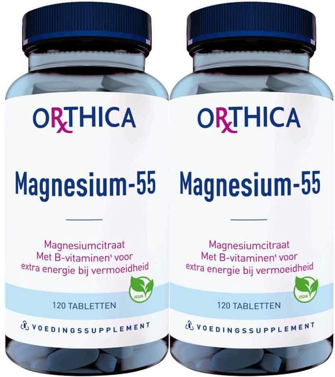 Orthica - Magnesium-55 - 2 x 120 tabletten - Voordeelverpakking