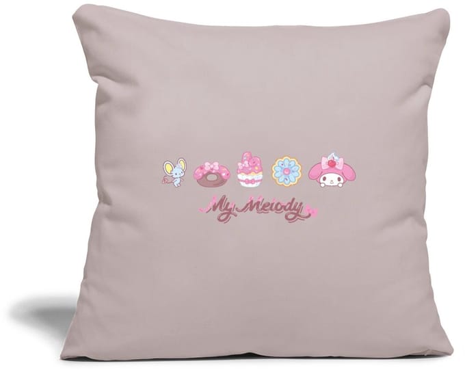 My Melody Met Flat En Gebakjes Sierkussenhoes, 45 x 45 cm