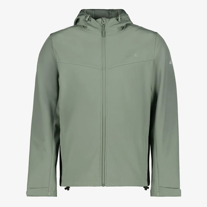 Mountain Peak heren outdoor softshell jas groen - Maat M