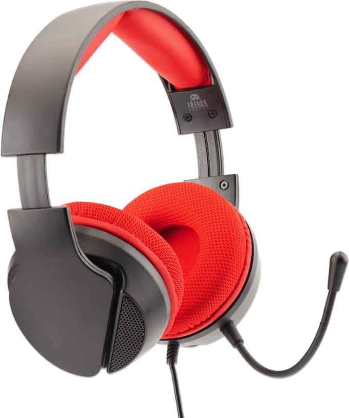 Freaks and Geeks - SPX-300 Universele Headset geschikt voor Switch - PS5 - PS4 - Series XBOX - Rood