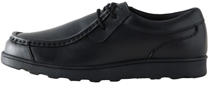 Next - Jongens - Leren veterschoenen voor school - Zwart