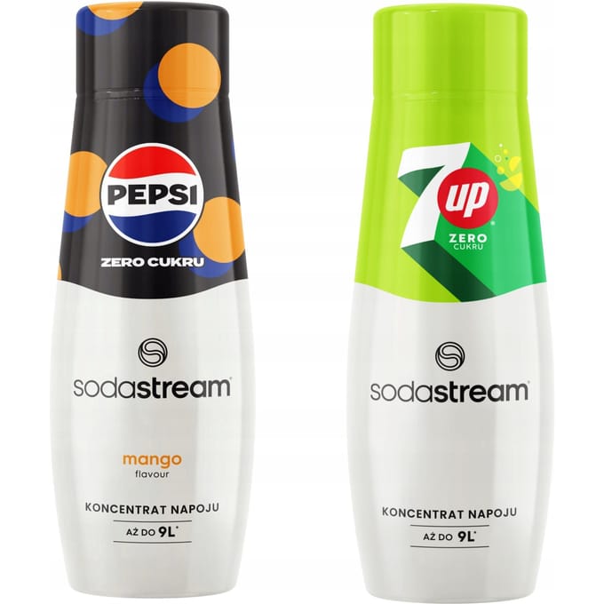 SodaStream Serie - Pepsi Max Mango Zero + 7UP Free - Suikervrije Dranken