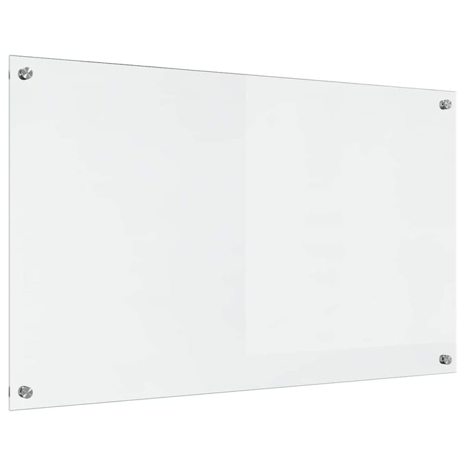 vidaXL - Keukenachterwand - Transparant - 100 - x - 60 - cm - gehard - glas