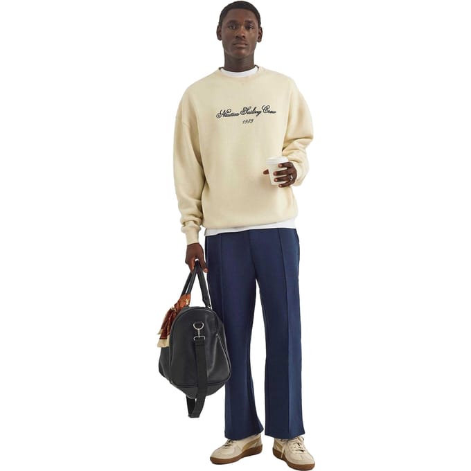 Nautica Heren Jenson Sweatshirt (Ivoor)