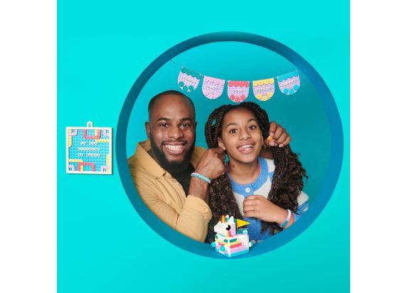 LEGO® DOTS Eenhoorn creatieve gezinsset 41962 knutseldecoratieset; kinderen kunnen speelgoed en cadeautjes op een unieke manier versieren; een leuk knutselproject voor de hele familie; voor fans vanaf 6 jaar (707 onderdelen)
