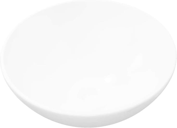 Ronde Witte Keramische Opzet Wastafel Badkamer - Stijlvol Design
