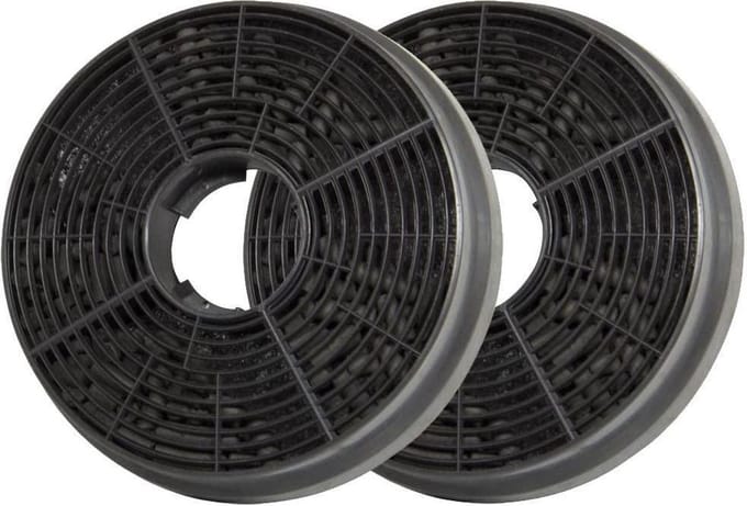 Bomann Originele Koolstoffilters KF563 (2St.) voor Bomann DU 650.1G, DU 652 IX, DU 773 IX, DU 7608