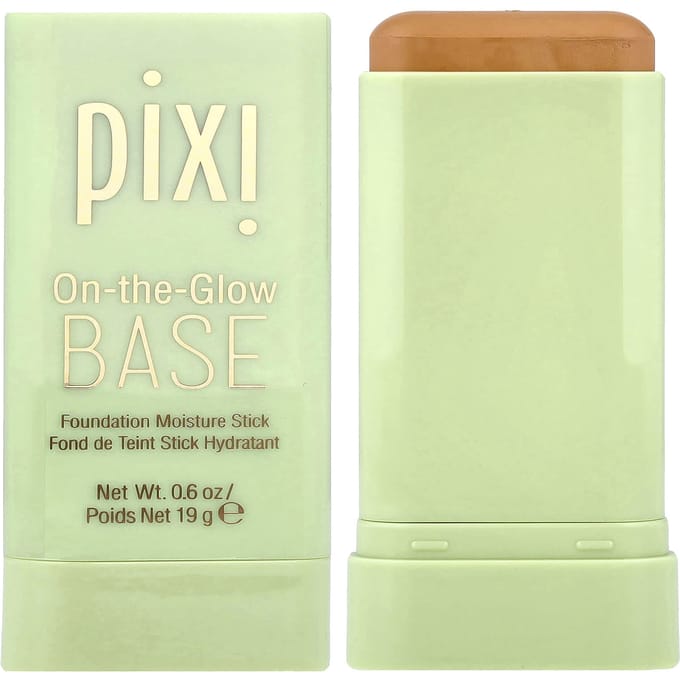 Pixi Beauty, Base On the Glow, Fond de teint stick hydratant, Bronzage, 19g (0,6 oz) beige