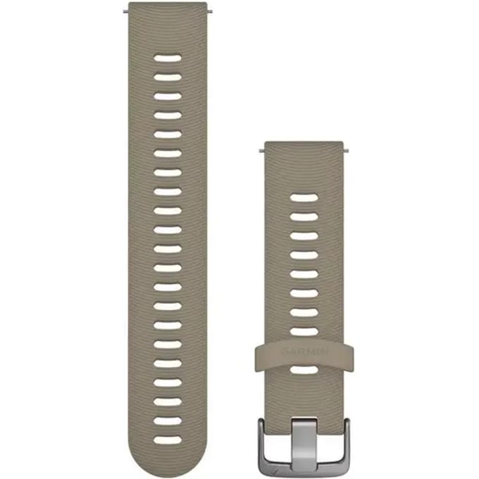 Garmin Quick Release Siliconen Horlogebandje - 20mm Polsbandje - Wearablebandje - Zandsteen