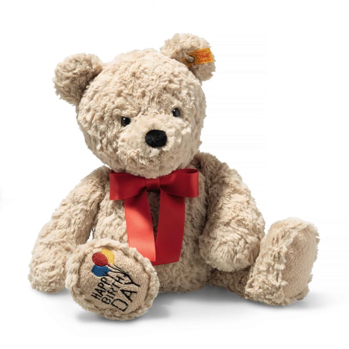 Steiff Jimmy Teddybeer Happy Birthday 35 cm. EAN 114069