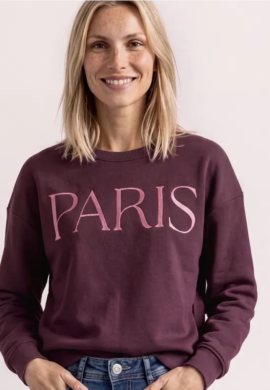 Loose Fit Sweatshirt met Artwork