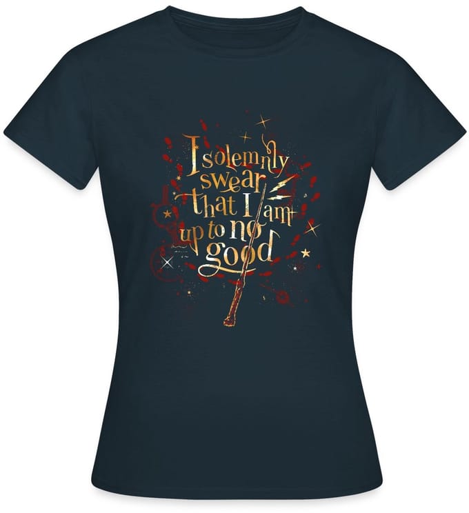 Harry Potter Ik Zweer Plechtig T-Shirt Dames