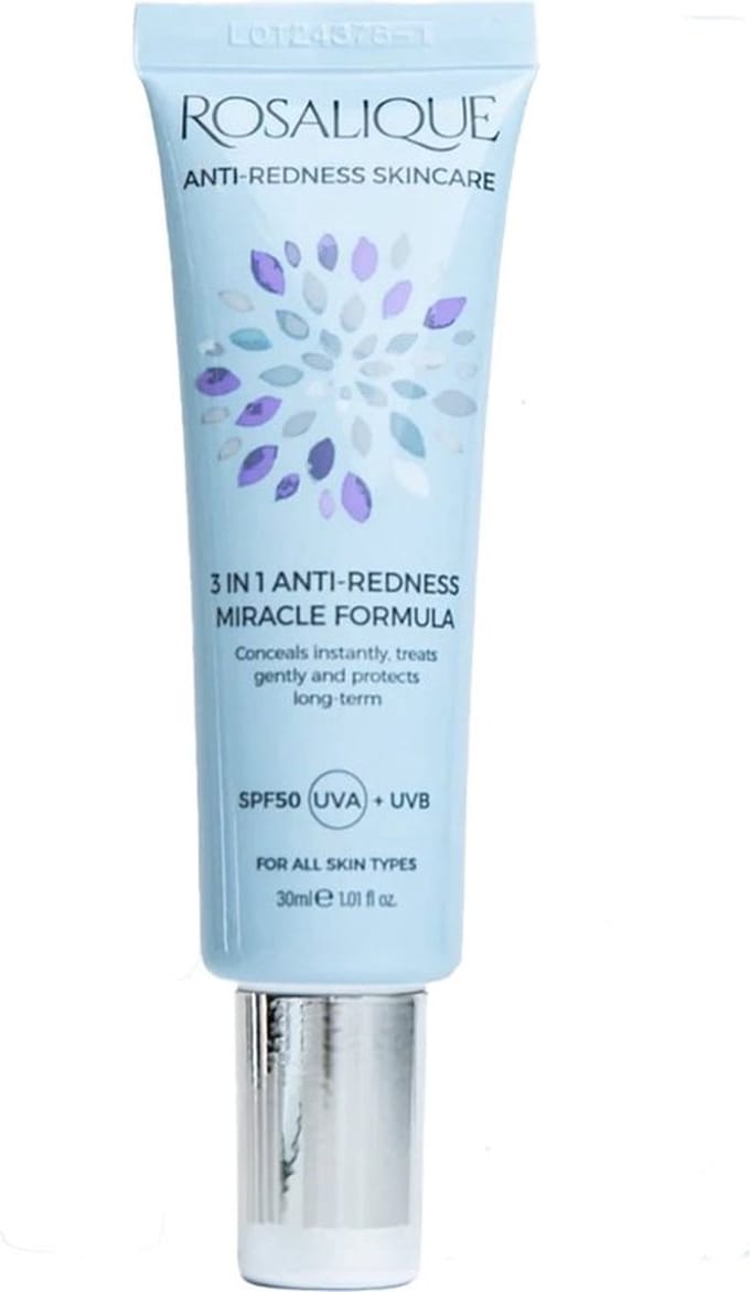 2 stuks - Rosalique - Anti-Redness Miracle Formula SPF 50 - 0%parfum - 30ml