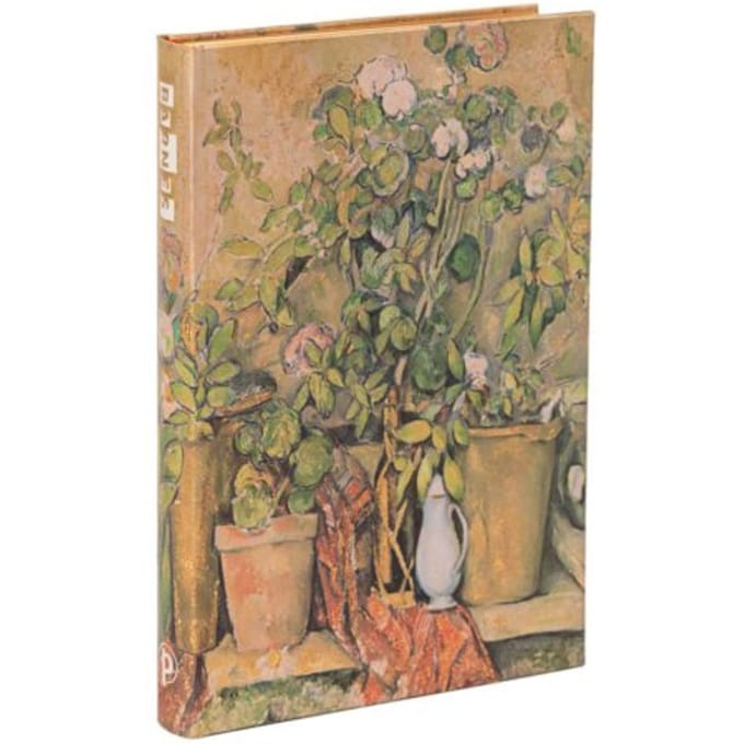 Paperblanks cahier, cezanne's terracotta plants and flowers, hardcover, formaat mini, blanco