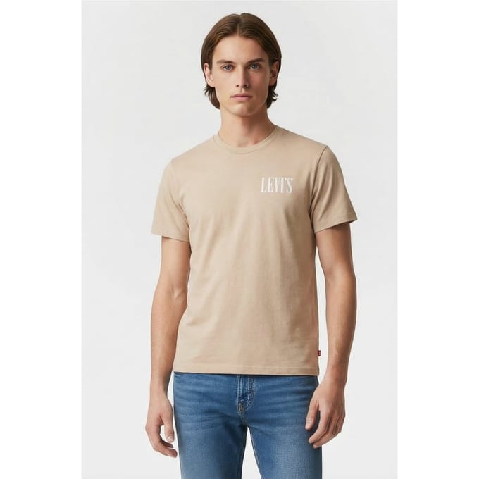 Levi's Relaxed Fit Tee Distressed Serif Taglia: M | Magliette basic Outlet | Uomo