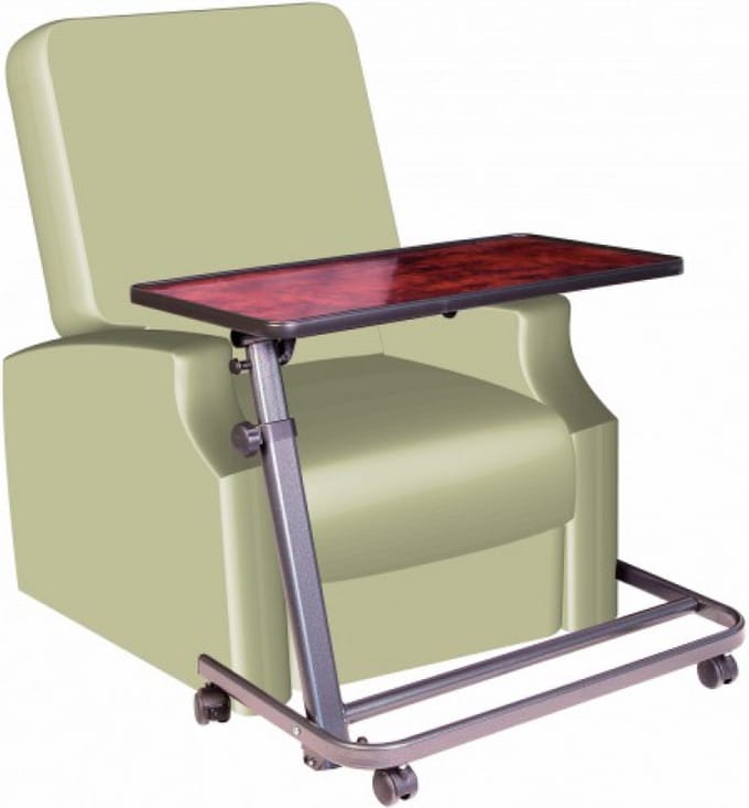 Stoelleestafel walnoten -  Extra breed frame