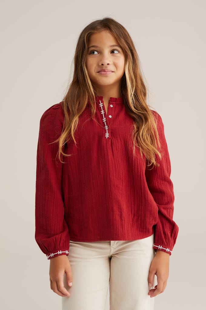 We Fashion Blouse Red Größe: 170/176 | Hemden Outlet | kids | Rot