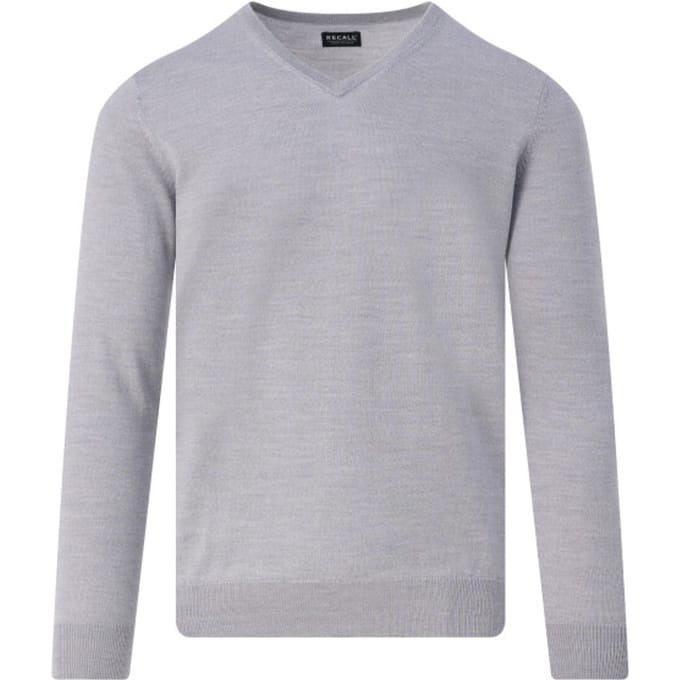 Recall Trui V-hals Heren Grijs