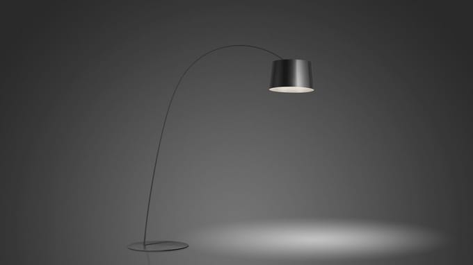 Foscarini Twiggy LED Vloerlamp - grafiet - met MyLight